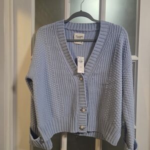 Blue Sweater Cardigan
